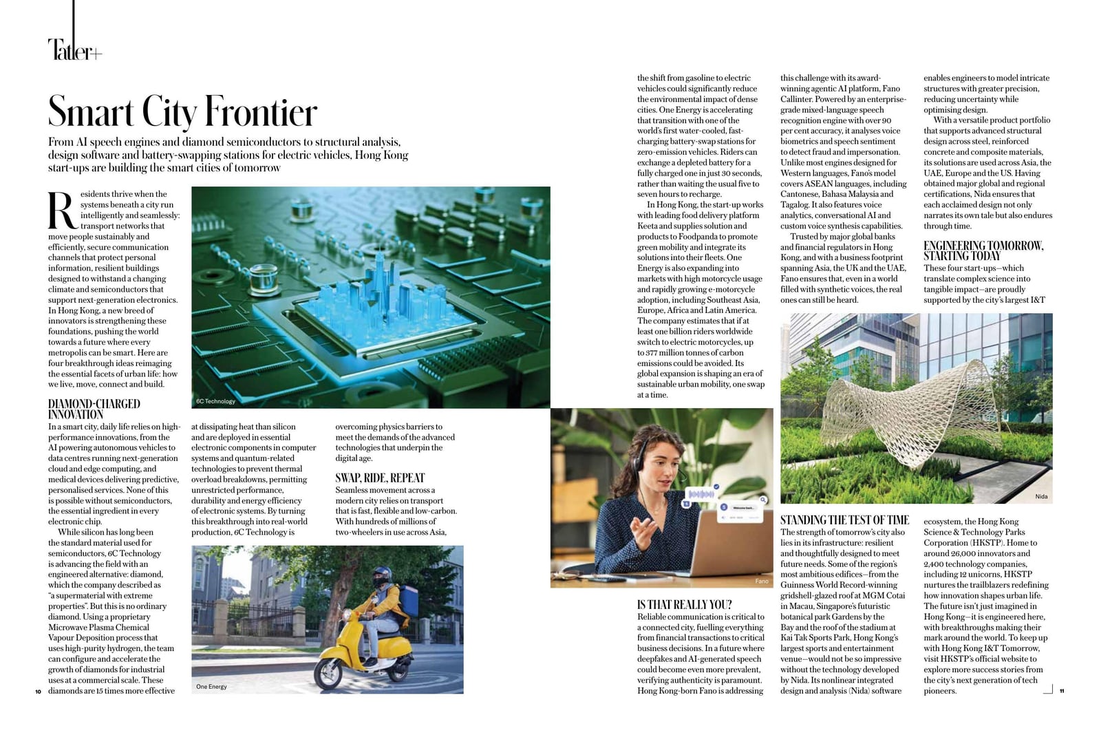 HKSTP × Tatler Jan Issue — Keep Up Advertorial